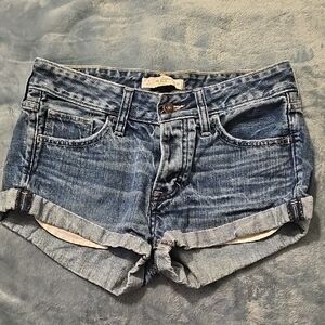 Abercrombie & Fitch Blue Jean Shorts Vintage Distressed Style